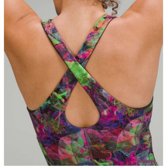 Lululemon Court Crush Dress Vivid Floral Tone Multi - Picture 4 of 12